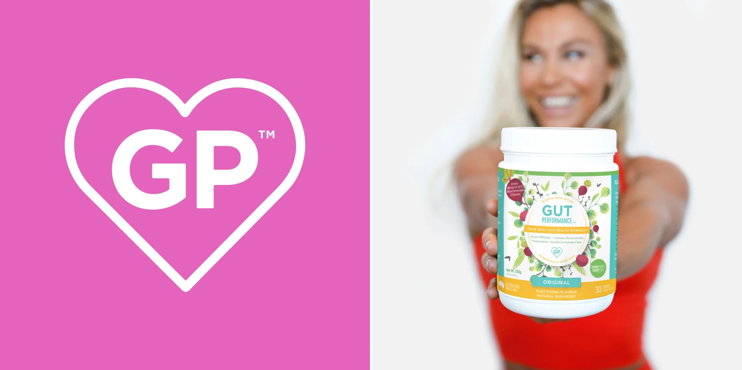 GP logo and Gut Performance Original product