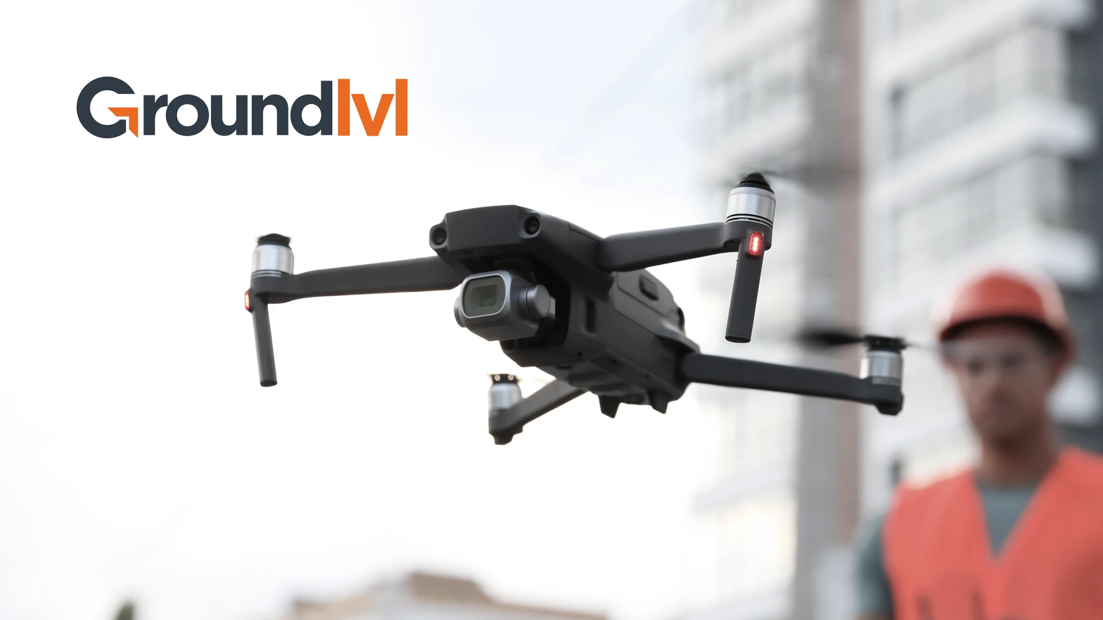 Groundlvl drone with pilot