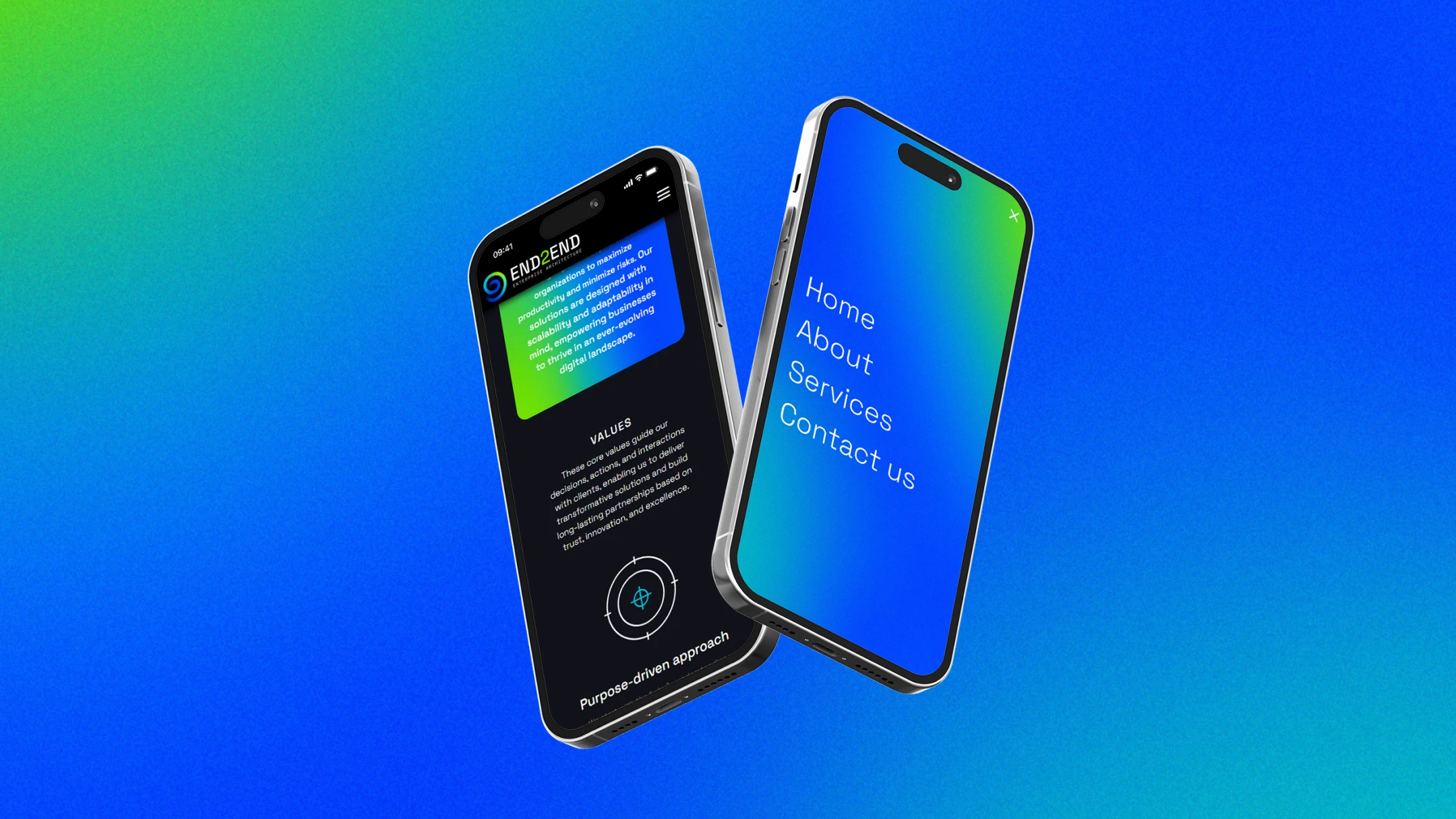 End-2-End website on devices